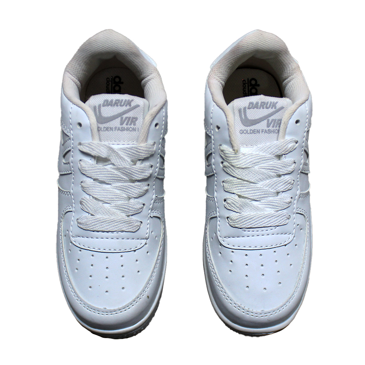 Imagen real de Tenis de niña tipo botin color blanco