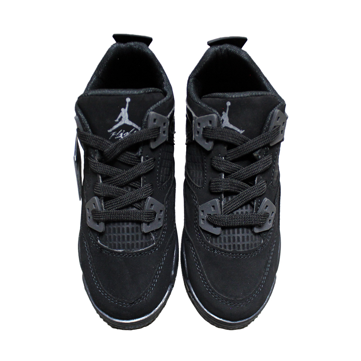 Imagen real de Tenis de niño tipo botin, negro tipo jordan