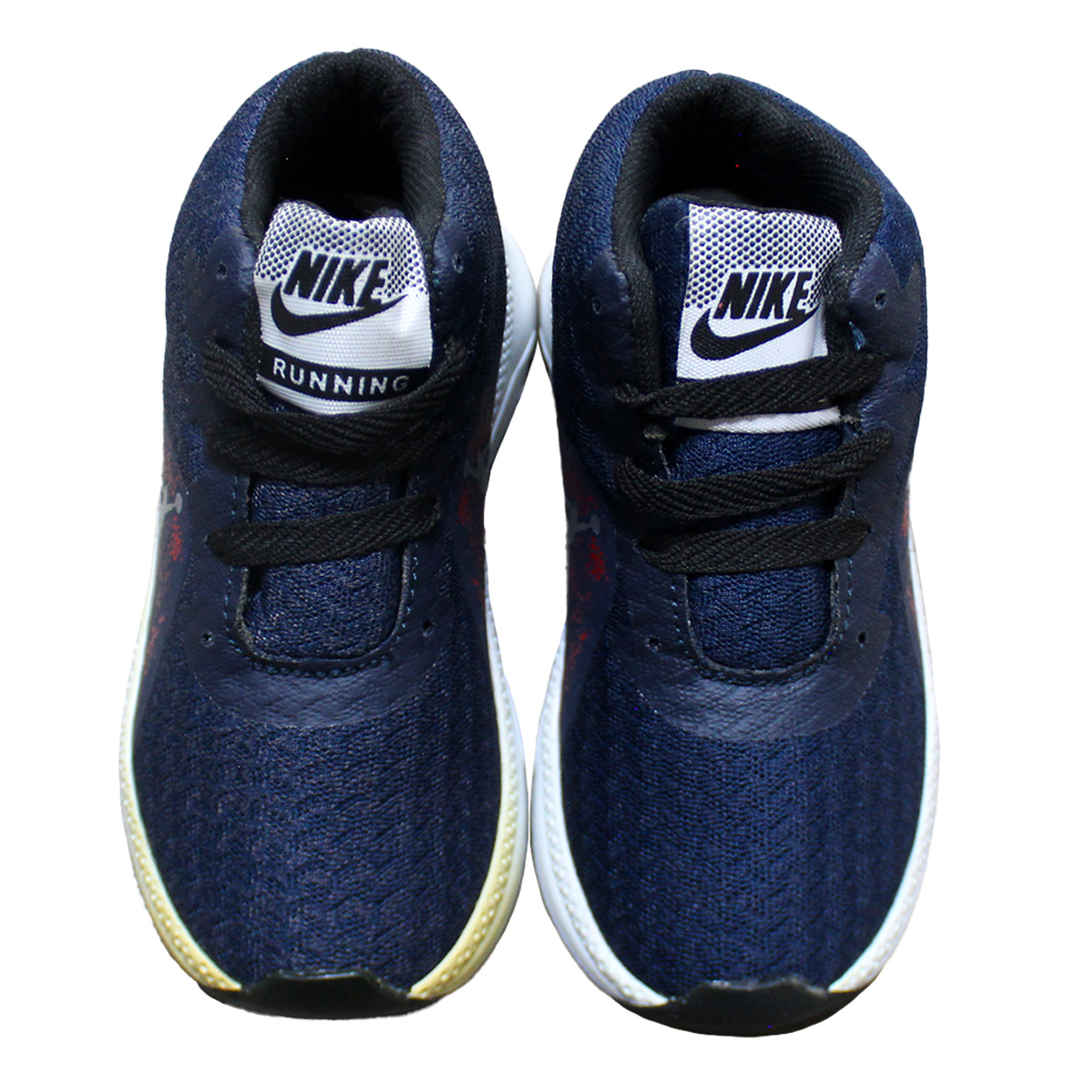 Imagen real de Tenis de niño, azul, tipo jordan