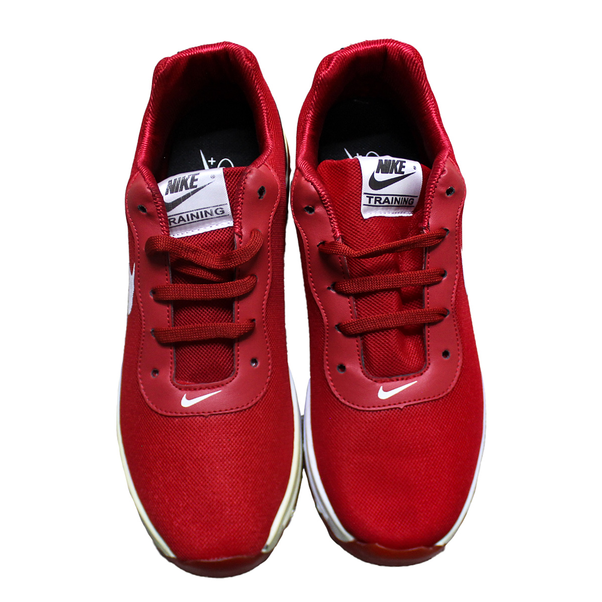 Imagen real de Tenis de hombre, rojos "Tipo Nike"