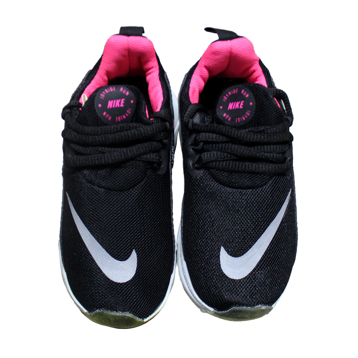 Imagen real de Tenis de niño,negros con suela de colores "Tpo Nike"