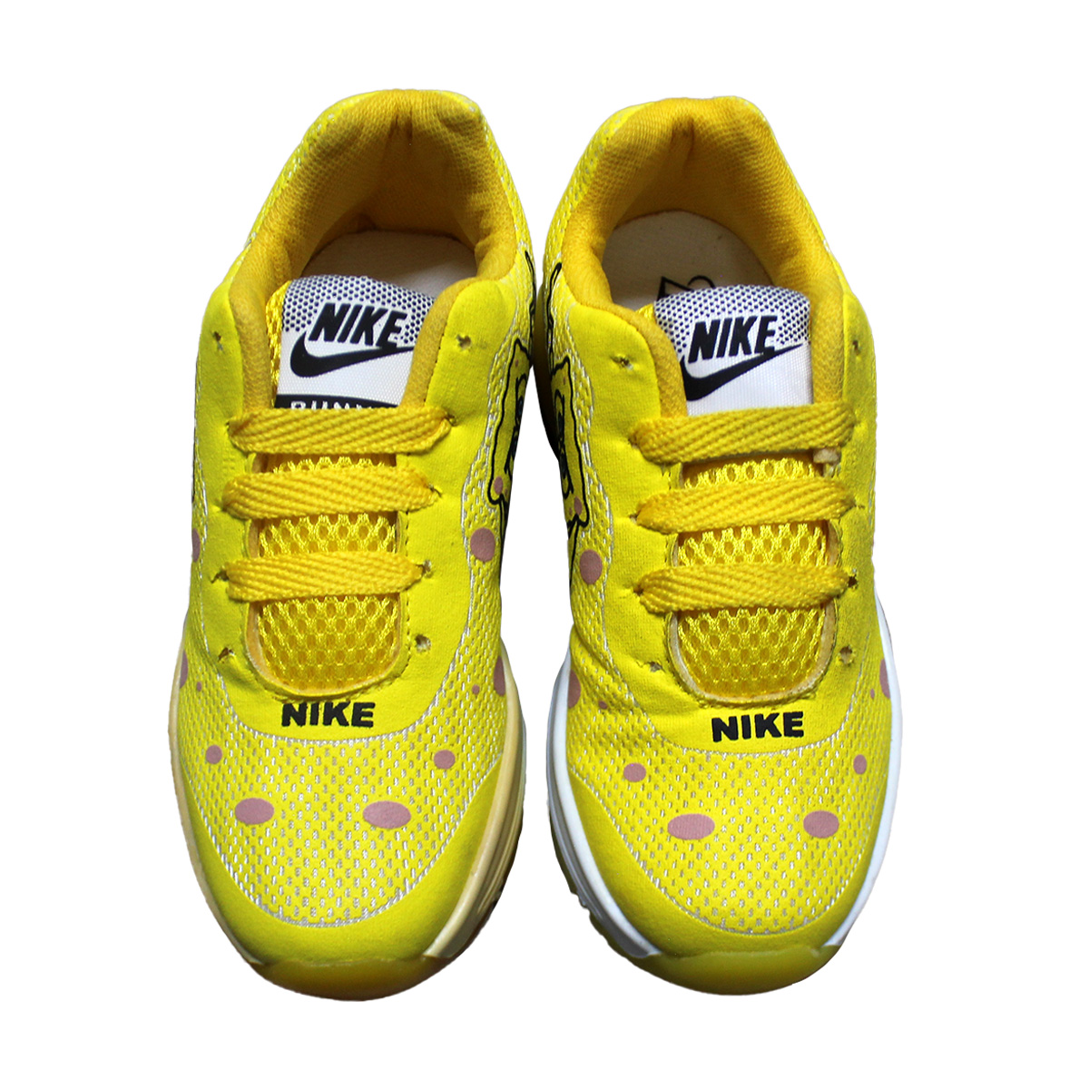 Imagen real de Tenis de niño, amarillos de Bos Sponja "Tipo Nike"