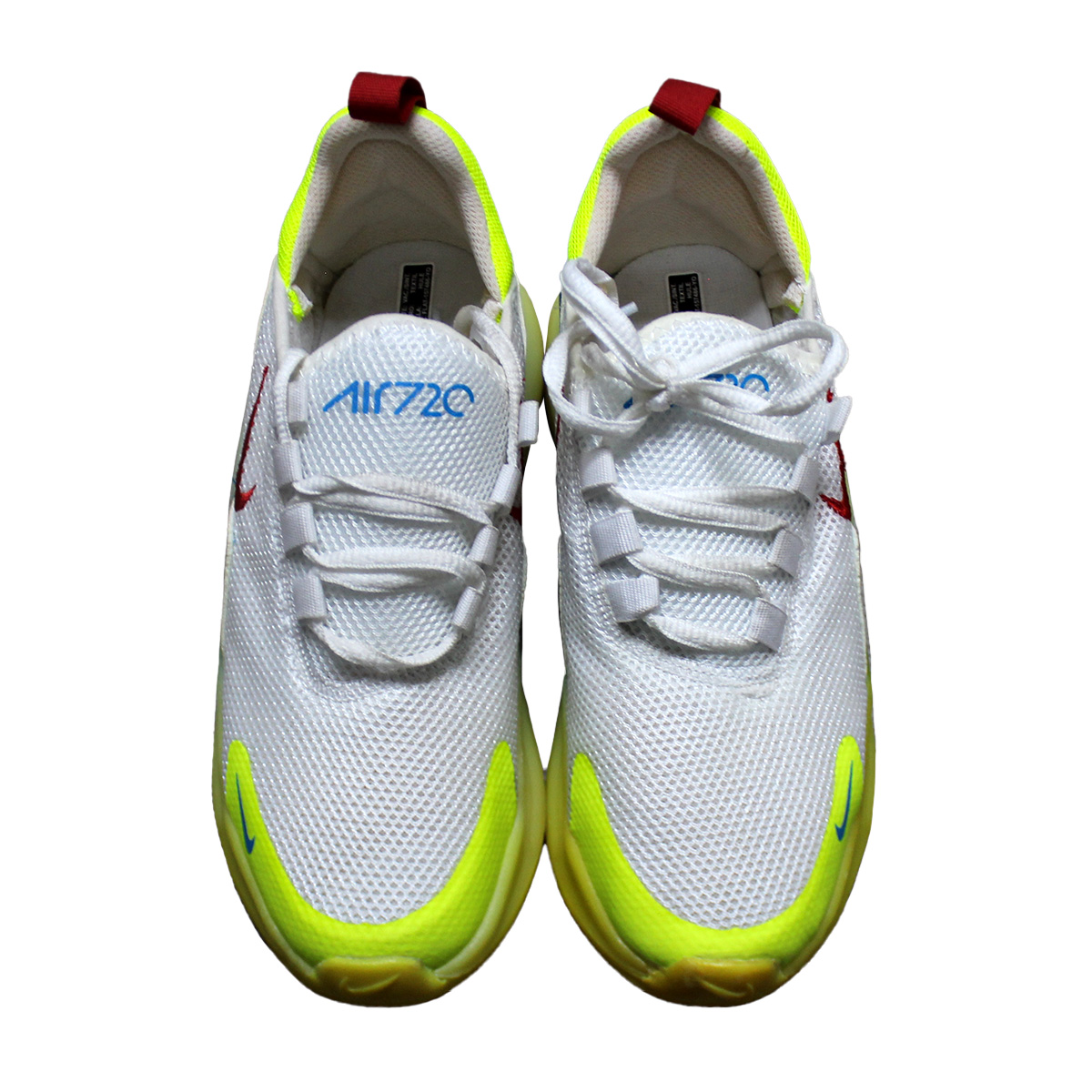 Imagen real de Tenis de hombre, blanco con azul "Tipo Nike"