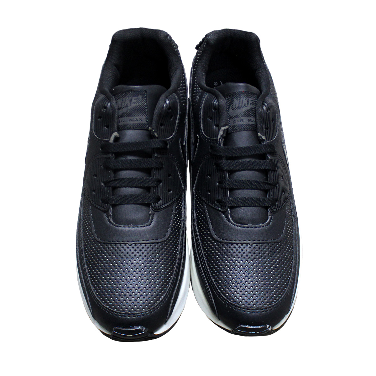 Imagen real de Tenis de hombre, negro "Tipo Nike"